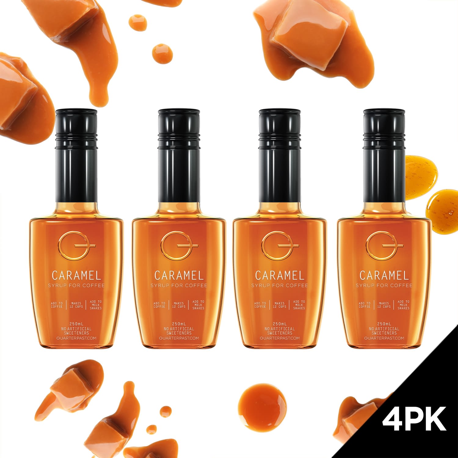 Q Caramel Syrup For Coffee 250ml Quarterpast